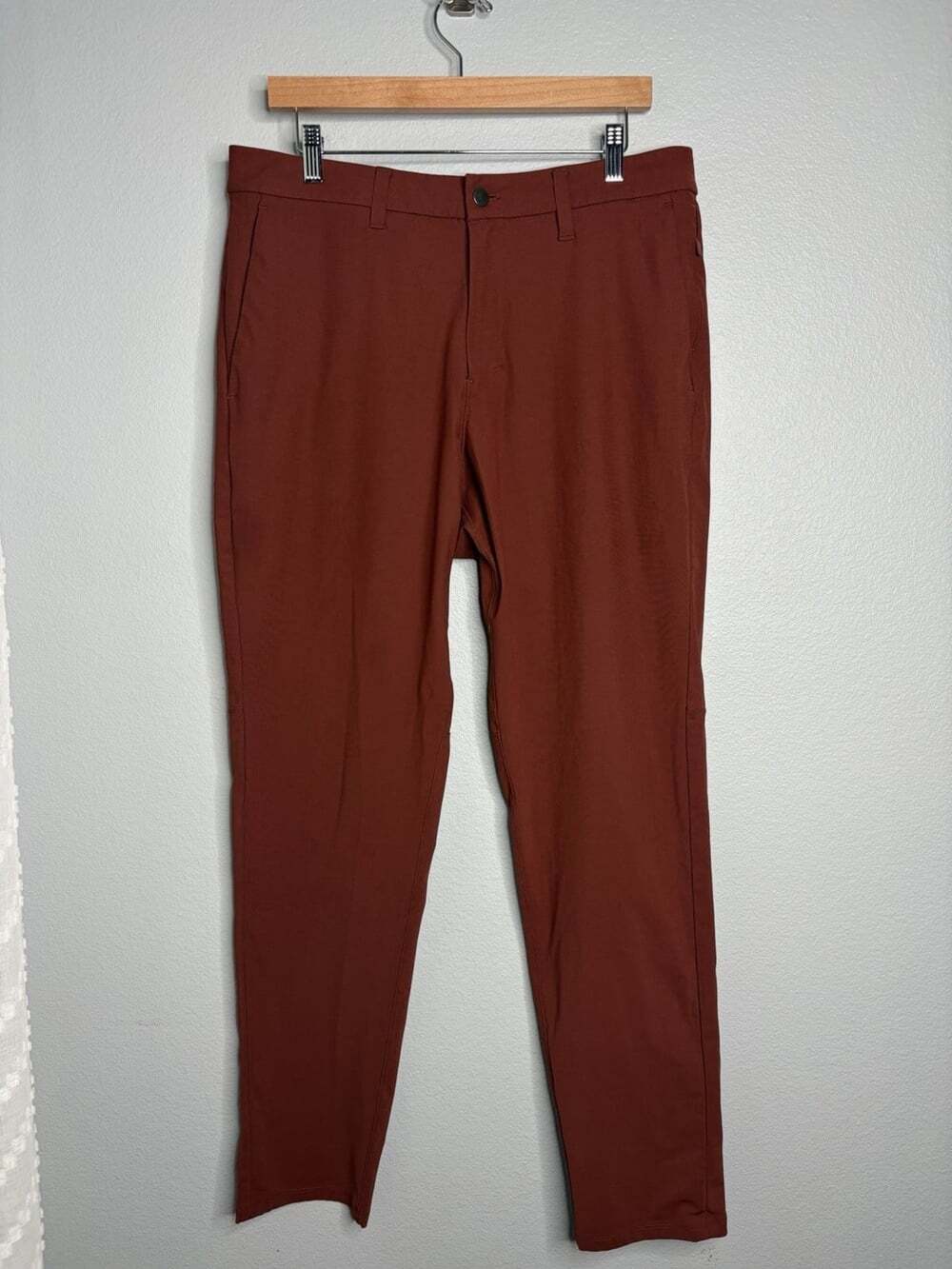 Lululemon ABC Pants Slim Fit Charcoal Orange Mens Size 36 men's